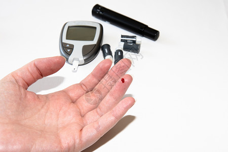 大便带血血糖监测系统 带葡萄测量仪的糖尿病检测包诊断女性测试医生葡萄糖仪表实验室控制女士病人背景