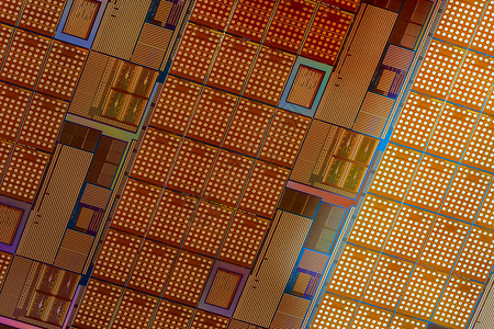 高硼硅用于制造集成电路的电子设备中使用微晶片的硅瓦 全机高技术宏观背景  单位 千兆赫记忆电脑高科技画幅电路光刻制造业硬件生产照片背景