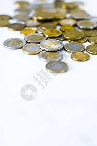 欧元硬币 欧洲联盟货币现金财富生长经济利润支付议会商业购物投资钱高清图片素材