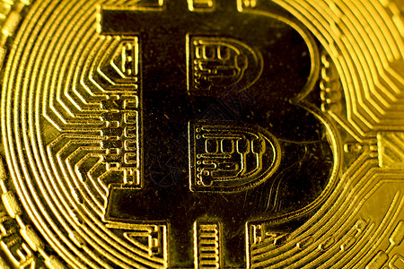 黑色背景比特币金的宏观摄影图电子商务电脑金子贸易点对点首都技术数字硬币现金背景图片
