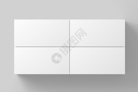 横版宽画册样机宽矩形盒白白3D条商品纸板船运插图3d贮存零售礼物广告样机背景