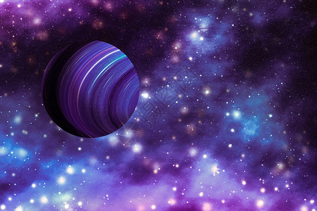 行星宇宙飞船宇宙宇宙 空间和时空穿梭科学背景中的恒星 行星和星系天文宇宙学星球天空技术星云魔法世界星域银河系背景