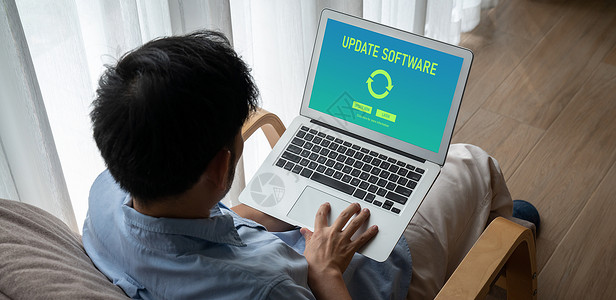 计算机软件更新 用于设备软件的调制版软件商业屏幕数据安装房子下载电脑小样房间互联网背景图片