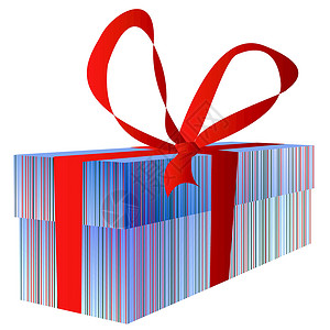 竖条纹礼物盒给你的礼品盒设计图片
