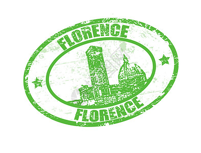 佛罗伦萨老城佛罗伦萨邮票设计图片
