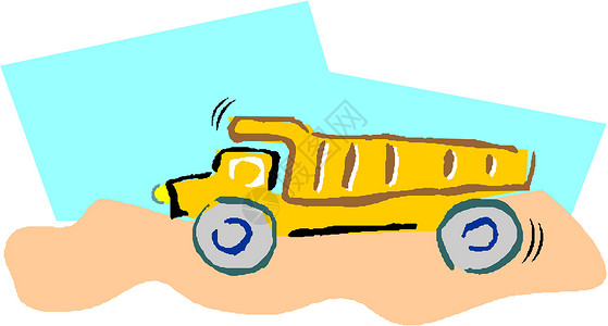 车倒后镜倾卸卡车建设者流沙建筑砂浆出口送货水泥材料货物工人设计图片