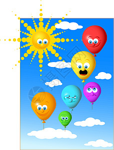 党辉照我心党气球细绳喜悦派对艺术太阳地面乐趣生日玩具紫色设计图片