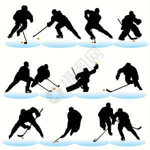 冰冰冰冰曲棍球玩家高清图片