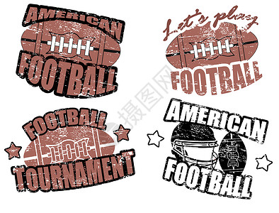 美国时尚美美足球邮票设计图片