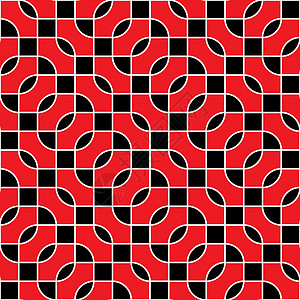 青砖红瓦无缝红和黑色矢量模式设计图片