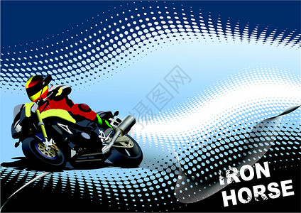 摩托旅行具有摩托车图象背景摘要 铁马 矢量i越野摩托自由菜刀运动绘画历史作品自行车气体设计图片