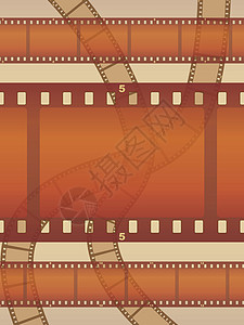 胶卷相片相片相册页面模板胶卷框架专辑棕色工作室磁带摄影电影爱好艺术设计图片