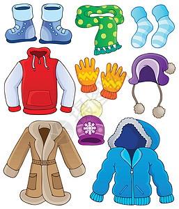 冬季大衣收集冬季衣物 3设计图片