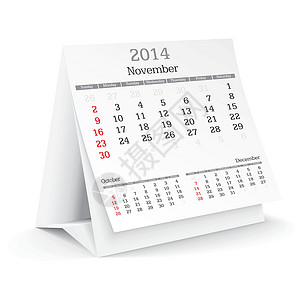 11月月签2014年11月木板季节办公室笔记螺旋回忆笔记本插图杂志日历设计图片