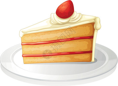 草莓厚奶油蛋糕糕点食品午餐食物奶油巧克力草图蛋糕盘子甜点小吃设计图片