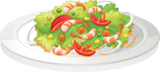 酸辣鸡胗沙拉营养橙子黄瓜飞碟食品蔬菜洋葱小吃草图食物设计图片