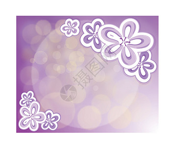 含花的熏衣文具材料紫色卡通片学校薰衣草备忘录邀请函坡度空白办公室设计图片