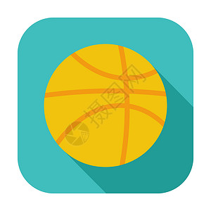 娱乐休闲图标篮球图标娱乐休闲排球玩具体育闲暇圆圈黄色插图绘画设计图片