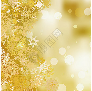 温尔知新毛笔字金色圣诞节背景 EPS 8降雪框架庆典邀请函卡片假期冰壶季节写意边界设计图片