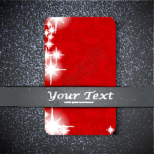 T型广告牌金属背景上的红色纸牌纹理 有您 t 的位置推广空白品牌网络插图商业选项卡创造力灰色小册子设计图片