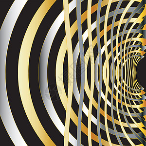 金漆镶嵌金属环的幻觉合金金子桌子化学反射镶嵌波纹圆圈海浪墙纸设计图片
