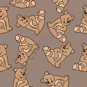 棕色的熊熊拍设计图片