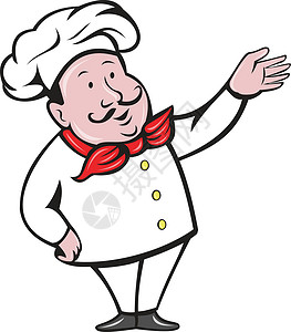 欢迎下次光临法国厨师 欢迎光临卡通设计图片
