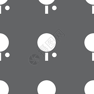 新用户专享乒乓球图标标志 灰色背景上的无缝模式 韦克托娱乐竞赛活动比赛服务法庭插图爱好按钮桌子设计图片