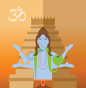 宗教寺庙印度教平面 ico设计图片