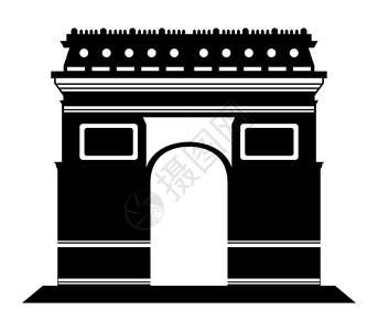 拿破仑凯旋门 ico石头胜利传统艺术旅游历史纪念馆建筑文化纪念碑设计图片