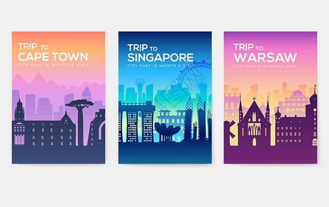 吉隆坡双子塔旅行信息卡 封面横幅的景观模板 智利的国家加拿大泰国西班牙马来西亚非洲亚洲波兰阿联酋和耶路撒冷 se办事处气候旅行家海报指南游客设计图片