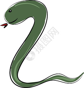 舌侧用叉舌蛇/蛇的木头黑蛇设计图片