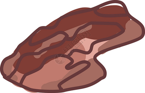 炸羊排Bone Chuck烤肉 插图 白色背景的矢量产品世界材料羊肉香肠卡盘牛扒热狗肉饼肉类设计图片