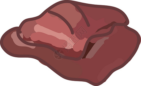 肉骨茶白色背景上的热狗团体肋骨产品熏肉小吃插图红肉材料香肠设计图片