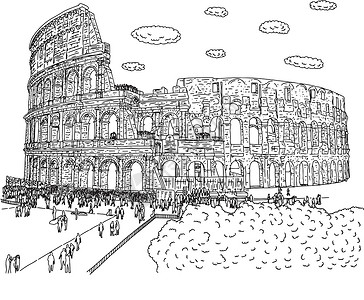 罗马竞技场设计图片