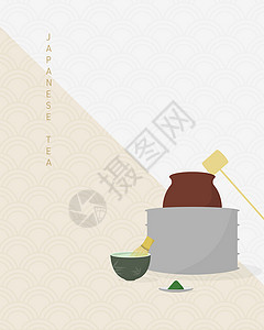 江户日本料理设计图片