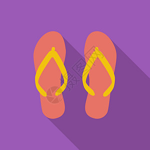 t字鞋素材海滩拖鞋插图凉鞋字拖衣服假期鞋类温泉黄色橡皮艺术设计图片