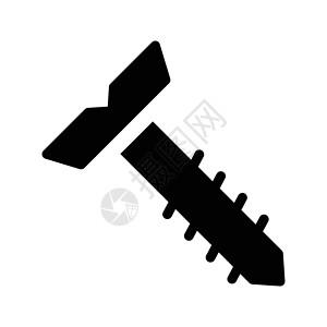 螺栓硬件工程插图工业金属维修工具坚果白色技术背景图片