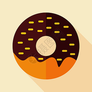 甜甜圈图标甜甜圈矢量图标 快餐标志糕点派对奶油巧克力早餐小雨油炸面包面团甜点设计图片