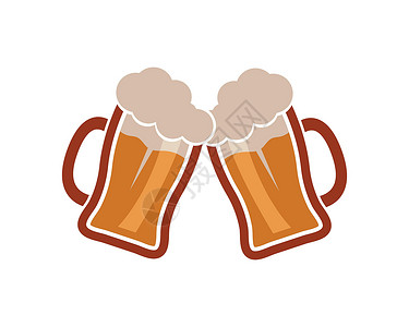 啤酒图标素材啤酒标志图标矢量插图设计冷饮工艺衬衫朋友们饮料啤酒花大麦木头酒吧团队设计图片