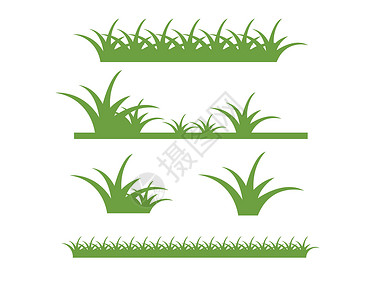 草矢量图模板植物生长环境小路爬坡土地天空丘陵草本植物森林背景图片