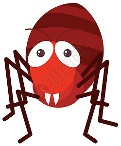 热锅上蚂蚁白色背景上的红蚂蚁漏洞昆虫艺术绘画哺乳动物剪裁夹子红色野生动物动物设计图片