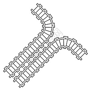 航程它制作图案火车轨道矢量设计模板车皮交通路线引擎货物商业公共汽车乘客旅行机车设计图片