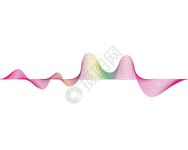 音频技术音乐声波矢量 ico曲线标识海浪电子波形均衡器录音机配乐仪表嗓音背景图片