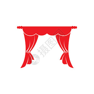 红色窗帘檐口装饰国内织物内饰名声礼堂歌剧纺织品戏剧大厅音乐会推介会丝绸入口设计图片
