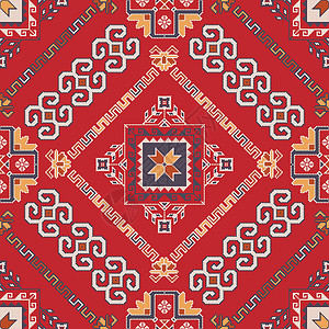 格鲁吉亚刺绣图案 2织物风格文化针织传统装饰品插图材料羊毛绣花设计图片