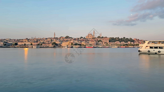 伊斯坦布尔梦幻之城是丹布尔旅游场景海岸天空天际景观历史文化地标金角设计图片
