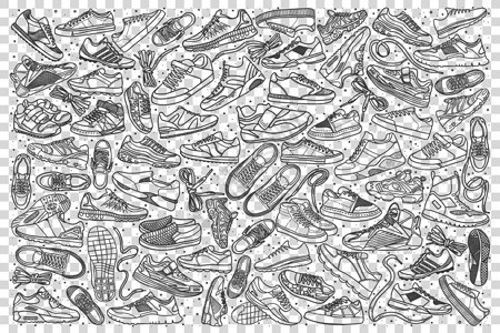 女士运动鞋运动鞋涂鸦 se设计图片