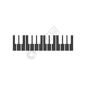 钢琴键盘钢琴图标矢量 ilustratio笔记艺术插图钥匙娱乐乐器贴纸音乐会音乐家旋律设计图片