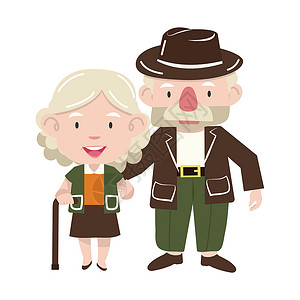 60岁老人白种背景的老年男女老夫妻情侣设计图片